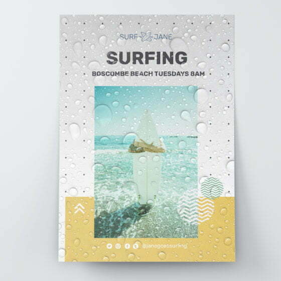 Surfing leaflet
