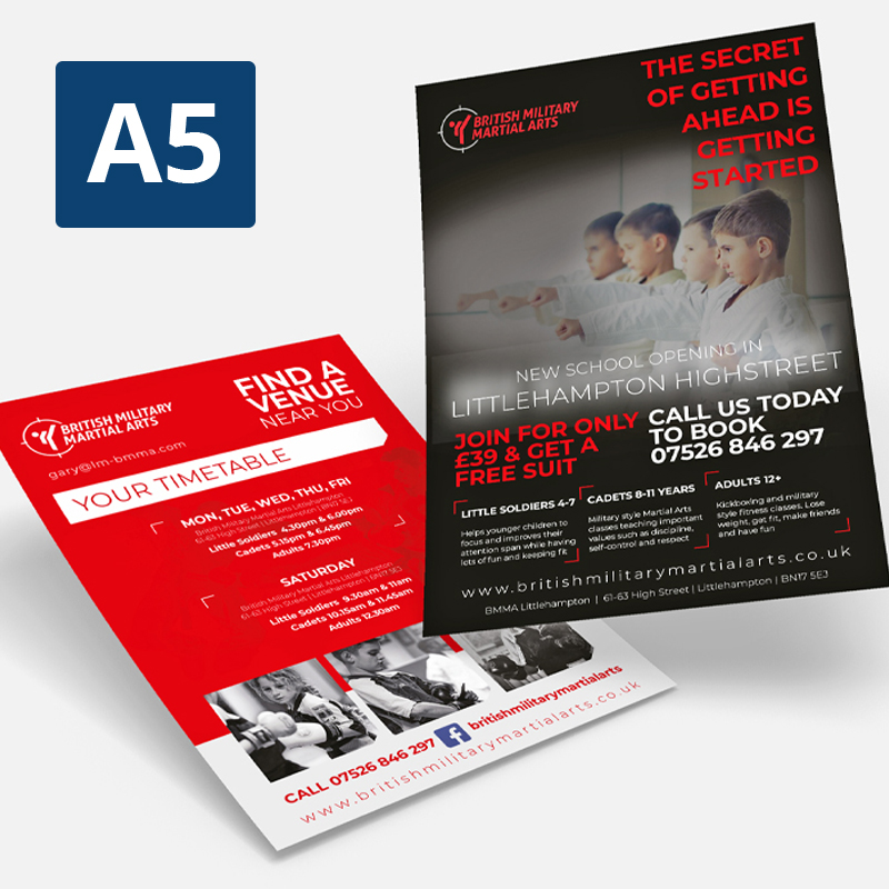 A5 leaflets
